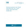 UNE 22950-2:2003 ERRATUM Mechanical properties of rocks. Strength determination tests. Part 2: Traction strength. Indirect determination (Brazilian test).