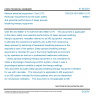 CSN EN ISO 80601-2-70 - Medical electrical equipment - Part 2-70: Particular requirements for the basic safety and essential performance of sleep apnoea breathing therapy equipment