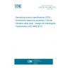 UNE EN ISO 9493:2012 Geometrical product specifications (GPS) - Dimensional measuring equipment: Dial test indicators (lever type) - Design and metrological characteristics (ISO 9493:2010)