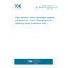 UNE EN 50136-3:2014/A1:2022 Alarm systems - Alarm transmission systems and equipment - Part 3: Requirements for Receiving Centre Transceiver (RCT)