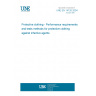 UNE EN 14126:2004 Protective clothing - Performance requirements and tests methods for protective clothing against infective agents