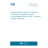 UNE 58101-1:2011 Heavy lifting equipment. Strenght and safety conditions for dismountable tower cranes for building works. Part 1: Design and manufacturing conditions