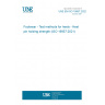 UNE EN ISO 19957:2022 Footwear - Test methods for heels - Heel pin holding strength (ISO 19957:2021)