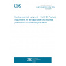 UNE EN 60601-2-29:2009 Medical electrical equipment -- Part 2-29: Particular requirements for the basic safety and essential performance of radiotherapy simulators