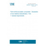 UNE EN 16245-1:2014 Fibre-reinforced plastic composites - Declaration of raw material characteristics - Part 1: General requirements