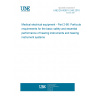 UNE EN 60601-2-66:2016 Medical electrical equipment - Part 2-66: Particular requirements for the basic safety and essential performance of hearing instruments and hearing instrument systems