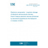 UNE EN IEC 62435-8:2020 Electronic components - Long-term storage of electronic semiconductor devices - Part 8: Passive electronic devices (Endorsed by Asociación Española de Normalización in October of 2020.)