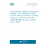 UNE EN 60216-6:2006 Electrical insulating materials - Thermal endurance properties -- Part 6: Determination of thermal endurance indices (TI and RTE) of an insulating material using the fixed time frame method (IEC 60216-6:2006). (Endorsed by AENOR in February of 2007.)