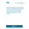 UNE EN ISO/IEC 19788-2:2026 - Information technology for learning, education and training - Metadata for learning resources - Part 2: Dublin Core properties (ISO/IEC 19788-2:2026) (Endorsed by Asociación Española de Normalización in October of 2026.)