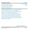 CSN EN ISO 13266 - Thermoplastics piping systems for non-pressure underground drainage and sewerage - Thermoplastics shafts or risers for inspection chambers and manholes - Determination of resistance against surface and traffic loading