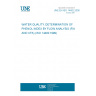 UNE EN ISO 14402:2000 WATER QUALITY. DETERMINATION OF PHENOL INDEX BY FLOW ANALYSIS (FIA AND CFA) (ISO 14402:1999)