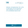 UNE CEN/TS 17693-1:2022 Earthworks - Soil treatment tests - Part 1: pH-test for determination of the lime requirement of soils for stabilization (Lime Fixation Point LFP, Lime Modification Optimum LMO)