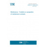 UNE EN 13269:2016 Maintenance - Guideline on preparation of maintenance contracts