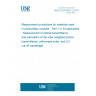 UNE EN 62788-1-4:2017 Measurement procedures for materials used in photovoltaic modules - Part 1-4: Encapsulants - Measurement of optical transmittance and calculation of the solar-weighted photon transmittance, yellowness index, and UV cut-off wavelength
