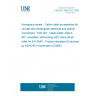 UNE EN 3660-021:2009 Aerospace series - Cable outlet accessories for circular and rectangular electrical and optical connectors - Part 021: Cable outlet, style A, 90°, unsealed, self-locking with clamp strain relief for EN 3645 - Product standard (Endorsed by AENOR in November of 2009.)
