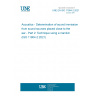 UNE EN ISO 11904-2:2021 Acoustics - Determination of sound immission from sound sources placed close to the ear - Part 2: Technique using a manikin (ISO 11904-2:2021)