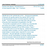 CSN EN ISO 21719-1 - Electronic fee collection - Personalization of on-board equipment (OBE) - Part 1: Framework