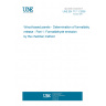 UNE EN 717-1:2006 Wood-based panels - Determination of formaldehyde release - Part 1: Formaldehyde emission by the chamber method