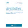 UNE EN ISO 19403-5:2021 Paints and varnishes - Wettability - Part 5: Determination of the polar and dispersive fractions of the surface tension of liquids from contact angles measurements on a solid with only a disperse contribution to its surface energy (ISO 19403-5:2017)