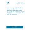 UNE EN ISO 19403-5:2021 Paints and varnishes - Wettability - Part 5: Determination of the polar and dispersive fractions of the surface tension of liquids from contact angles measurements on a solid with only a disperse contribution to its surface energy (ISO 19403-5:2017)