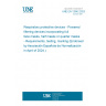 UNE EN 12942:2023 Respiratory protective devices - Powered filtering devices incorporating full face masks, half masks or quarter masks - Requirements, testing, marking (Endorsed by Asociación Española de Normalización in April of 2024.)