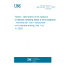 UNE EN ISO 11721-1:2001 Textiles - Determination of the resistance of cellulose-containing textiles to micro-organisms - Soil burial test - Part 1: Assessment of rot-retardant finishing. (ISO 11721-1:2001)