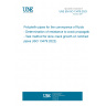 UNE EN ISO 13479:2023 Polyolefin pipes for the conveyance of fluids - Determination of resistance to crack propagation - Test method for slow crack growth on notched pipes (ISO 13479:2022)