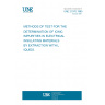 UNE 21370:1985 METHODS OF TEST FOR THE DETERMINATION OF IONIC IMPURITIES IN ELECTRICAL INSULATING MATERIALS BY EXTRACTION WITH LIQUIDS.