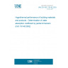 UNE EN ISO 15148:2003 Hygrothermal performance of building materials and products - Determination of water absorption coefficient by partial immersion (ISO 15148:2002)