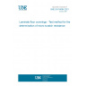 UNE EN 16094:2021 Laminate floor coverings - Test method for the determination of micro-scratch resistance