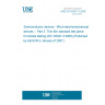 UNE EN 62047-3:2006 Semiconductor devices - Micro-electromechanical devices -- Part 3: Thin film standard test piece for tensile testing (IEC 62047-3:2006) (Endorsed by AENOR in January of 2007.)