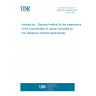 UNE EN 14626:2013 Ambient air - Standard method for the measurement of the concentration of carbon monoxide by non-dispersive infrared spectroscopy