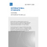 IEC 61557-11:2020 - Electrical safety in low voltage distribution systems up to 1 000 V AC and 1 500 V DC - Equipment for testing, measuring or monitoring of protective measures - Part 11: Effectiveness of residual current monitors (RCM) in TT, TN and IT systems