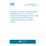 UNE CLC/TS 50600-5-1:2023 Information technology - Data centre facilities and infrastructures - Part 5-1: Maturity Model for Energy Management and Environmental Sustainability (Endorsed by Asociación Española de Normalización in October of 2023.)