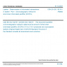 CSN EN ISO 18219-1 - Leather - Determination of chlorinated hydrocarbons in leather - Part 1: Chromatographic method for short-chain chlorinated paraffins (SCCPs)