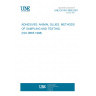 UNE EN ISO 9665:2001 ADHESIVES. ANIMAL GLUES. METHODS OF SAMPLING AND TESTING. (ISO 9665:1998)