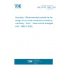 UNE EN ISO 11690-1:2021 Acoustics - Recommended practice for the design of low-noise workplaces containing machinery - Part 1: Noise control strategies (ISO 11690-1:2020)