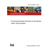 BS EN 60068-4:1996 Environmental testing Information for specification writers. Test summaries