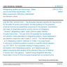 CSN EN 378-1 - Refrigerating systems and heat pumps - Safety and environmental requirements - Part 1: Basic requirements, definitions, classification and selection criteria