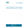 UNE EN ISO 3126:2005 Plastics piping systems - Plastics components - Determination of dimensions (ISO 3126:2005)