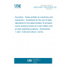 UNE EN ISO 11200:2014/A1:2021 Acoustics - Noise emitted by machinery and equipment - Guidelines for the use of basic standards for the determination of emission sound pressure levels at a work station and at other specified positions - Amendment 1 (ISO 11200:2014/Amd 1:2018)