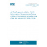 UNE EN ISO 16890-3:2025 Air filters for general ventilation - Part 3: Determination of the gravimetric efficiency and the air flow resistance versus the mass of test dust captured (ISO 16890-3:2024)