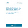 UNE EN ISO 7278-1:1995 LIQUID HYDROCARBONS. DYNAMIC MEASUREMENT. PROVING SYSTEMS FOR VOLUMETRIC METERS. PART 1: GENERAL PRINCIPLES. (ISO 7278-1:1987) (Endorsed by AENOR in February of 1996.)