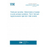 UNE EN ISO 11997-2:2026 - Paints and varnishes - Determination of resistance to cyclic corrosion conditions - Part 2: Wet (salt fog)/dry/humid/UV light (ISO 11997-2:2025) UNE EN ISO 11997-2:2026 - Paints and varnishes - Determination of resistance to cyclic corrosion conditions - Part 2: Wet (salt fog)/dry/humid/UV light (ISO 11997-2:2025)