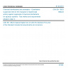 CSN EN 13623 - Chemical disinfectants and antiseptics - Quantitative suspension test for the evaluation of bactericidal activity against Legionella of chemical disinfectants for aqueous systems - Test method and requirements (phase 2, step 1)