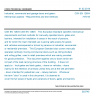CSN EN 12604 - Industrial, commercial and garage doors and gates - Mechanical aspects - Requirements and test methods