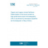 UNE CEN/TS 17765:2022 Organic and organo-mineral fertilizers - Determination of the biuret content by high-performance liquid chromatography (HPLC) (Endorsed by Asociación Española de Normalización in May of 2022.)