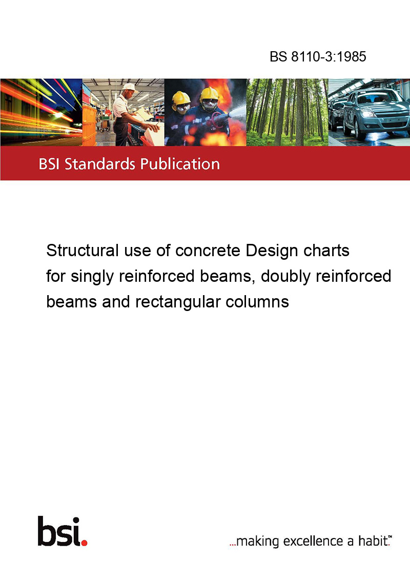 BS 8110-3:1985 Structural use of concrete Design charts for singly ...