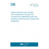 UNE 10091:1985 HEADS FOR SPIN-SUEL FILTERS WITH HORIZONTAL FLANGE FOR AUTOMOTIVE COMPRESION IGNITION ENGINES. MOUNTING AND CONNECTING DIMENSION.