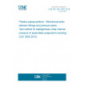 UNE EN ISO 3503:2015 Plastics piping systems - Mechanical joints between fittings and pressure pipes - Test method for leaktightness under internal pressure of assemblies subjected to bending (ISO 3503:2015)
